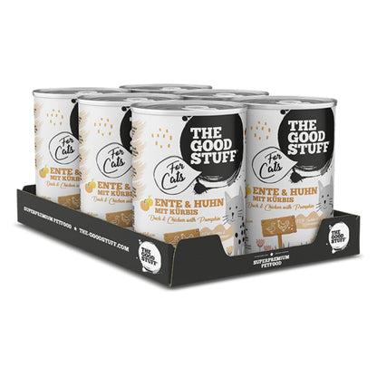 The Goodstuff Ente &amp; Huhn mit Kürbis - Katzen Nassfutter - Woofshack