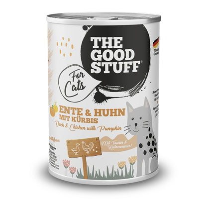 The Goodstuff Ente &amp; Huhn mit Kürbis - Katzen Nassfutter - Woofshack