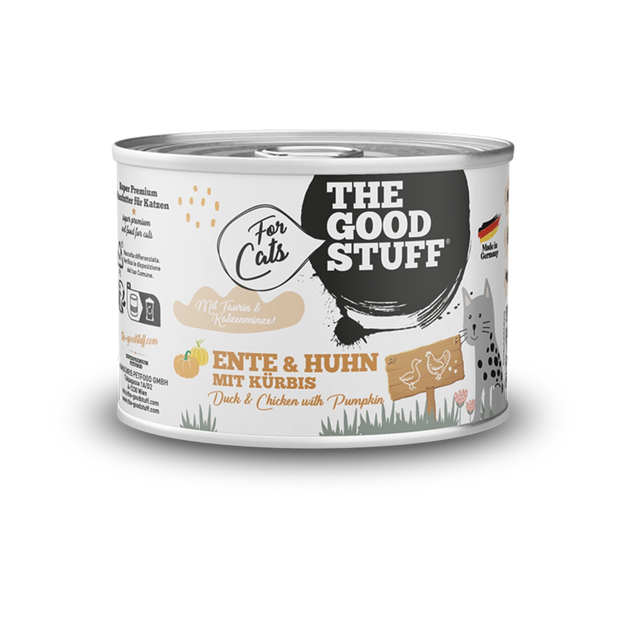 The Goodstuff Ente &amp; Huhn mit Kürbis - Katzen Nassfutter - Woofshack