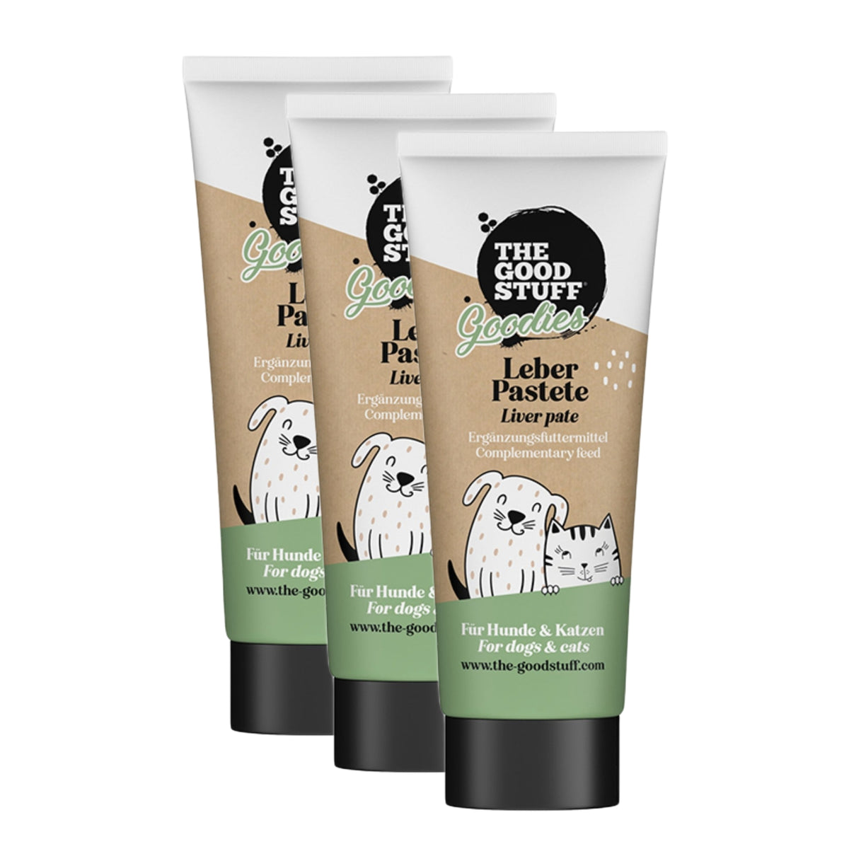 The Goodstuff Premium Geflügel-Leberpastete – Fettarmer Hundesnack für empfindliche Mägen, Training &amp; Medikamentengabe | Getreidefrei &amp; Vitaminreich