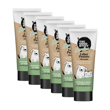 The Goodstuff Premium Geflügel-Leberpastete – Fettarmer Hundesnack für empfindliche Mägen, Training &amp; Medikamentengabe | Getreidefrei &amp; Vitaminreich