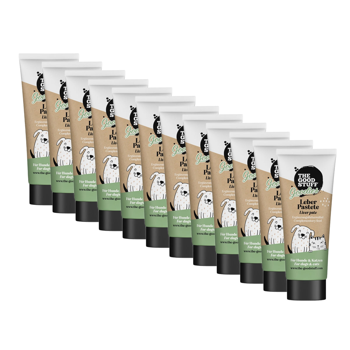 The Goodstuff Premium Geflügel-Leberpastete – Fettarmer Hundesnack für empfindliche Mägen, Training &amp; Medikamentengabe | Getreidefrei &amp; Vitaminreich