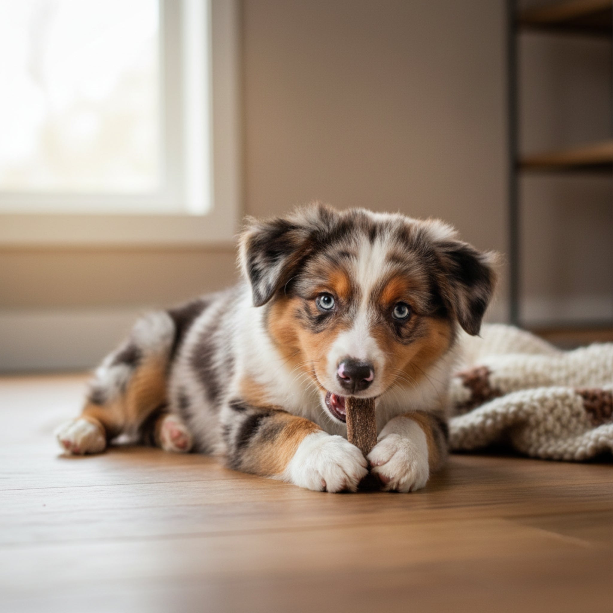 The Goodstuff Goodies Rinder - Streifen – Premium Hundesnack aus luftgetrocknetem Rindfleisch, getreidefrei &amp; schonend über Buchenholz geräuchert für gesunde Belohnung - Woofshack