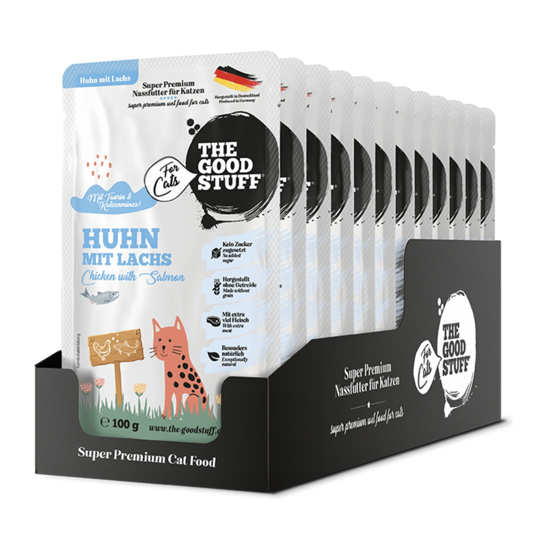The Goodstuff Pouch Huhn mit Lachs - Katzen Nassfutter - Woofshack