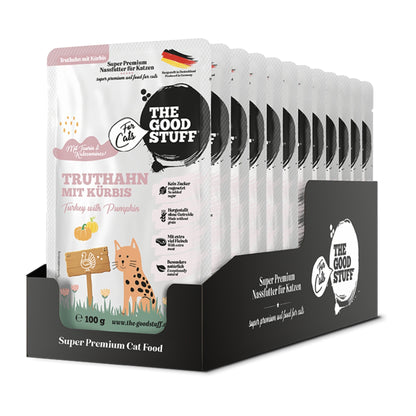 The Goodstuff Pouch Truthahn mit Kürbis - Katzen Nassfutter - Woofshack