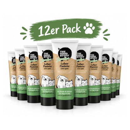 The Goodstuff Premium Geflügel-Leberpastete – Fettarmer Hundesnack für empfindliche Mägen, Training &amp; Medikamentengabe | Getreidefrei &amp; Vitaminreich - Woofshack