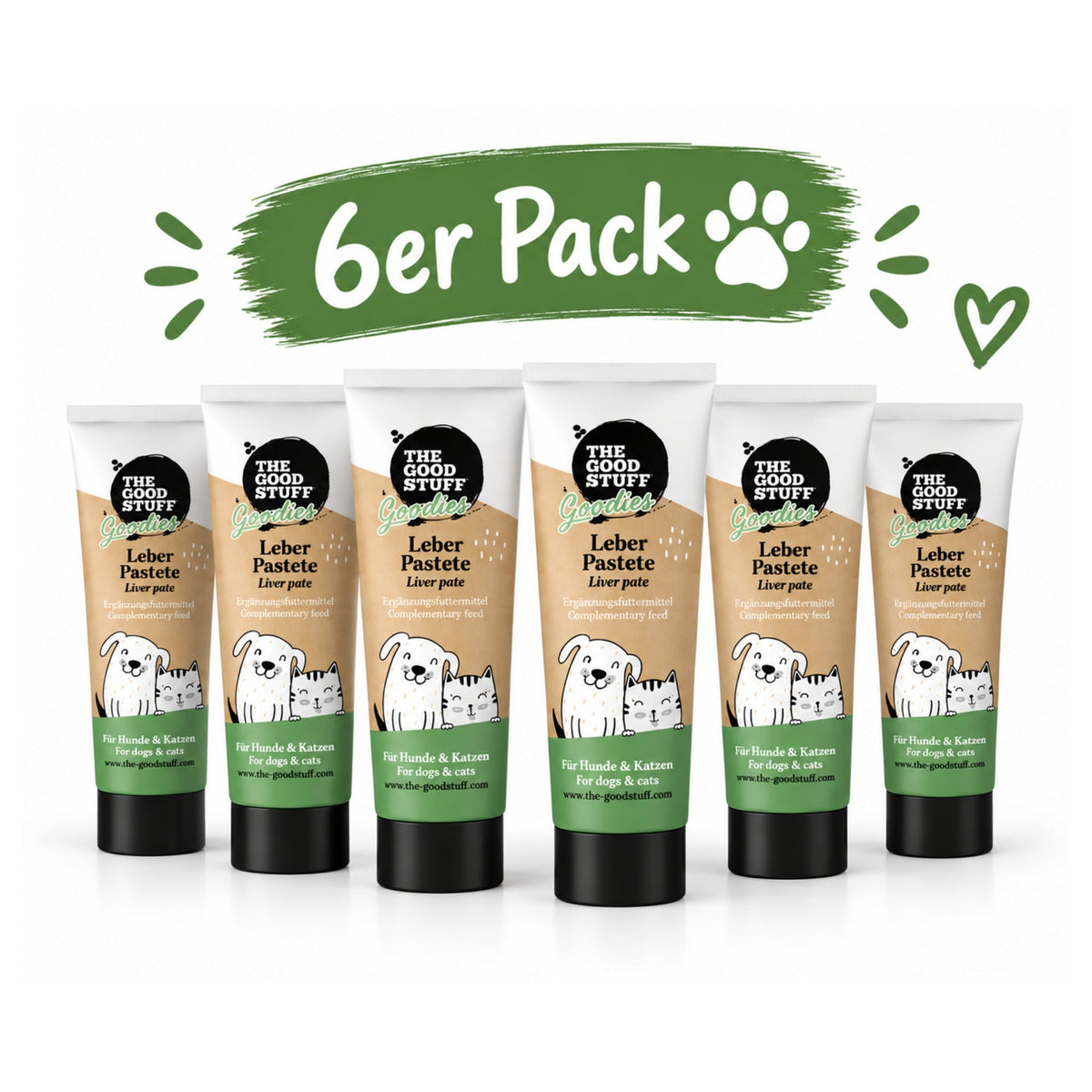 The Goodstuff Premium Geflügel-Leberpastete – Fettarmer Hundesnack für empfindliche Mägen, Training &amp; Medikamentengabe | Getreidefrei &amp; Vitaminreich - Woofshack