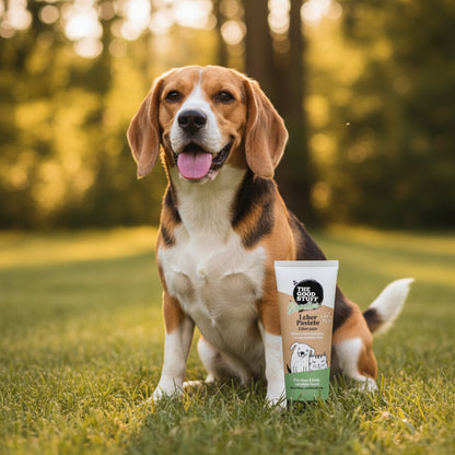The Goodstuff Premium Geflügel - Leberpastete – Fettarmer Hundesnack für empfindliche Mägen, Training &amp; Medikamentengabe | Getreidefrei &amp; Vitaminreich - Woofshack