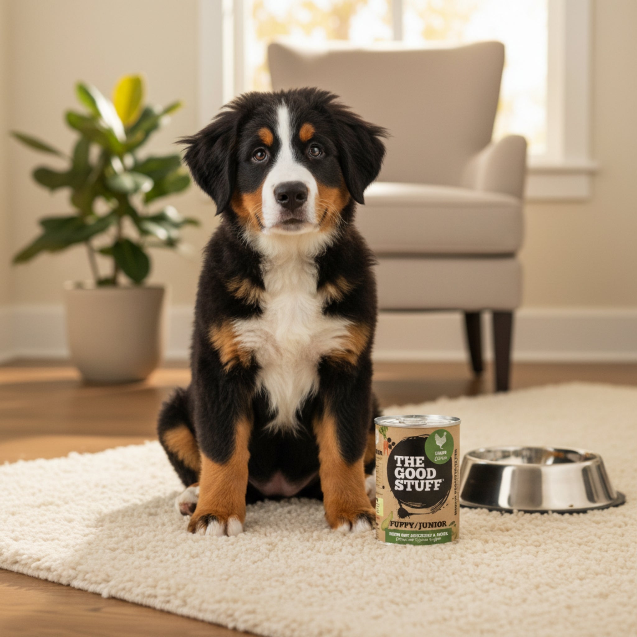 The Goodstuff Puppy/Junior Nassfutter Huhn – Natürliches Welpenfutter für gesundes Wachstum - Woofshack