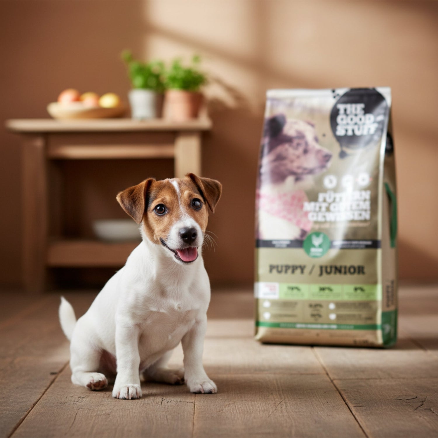 The Goodstuff Puppy/Junior Trockenfutter mit Huhn – Getreidefreies Welpenfutter für optimales Wachstum, gesunde Verdauung und starke Knochen - Woofshack