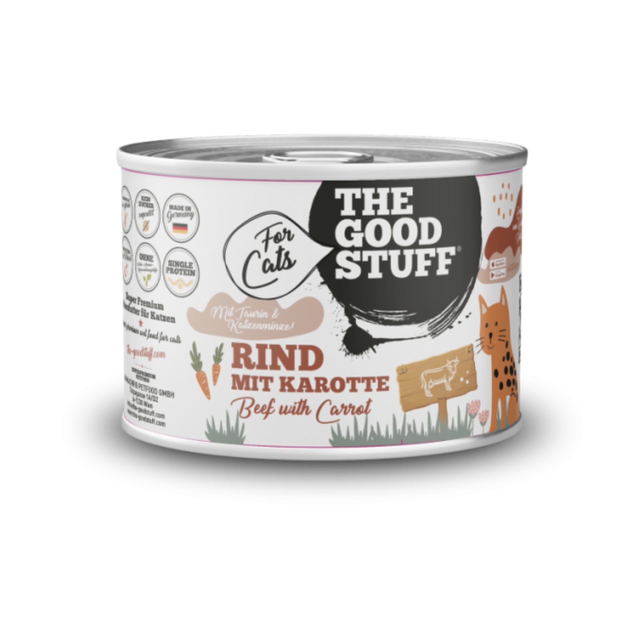 The Goodstuff Rind mit Karotte - Katzen Nassfutter - Woofshack