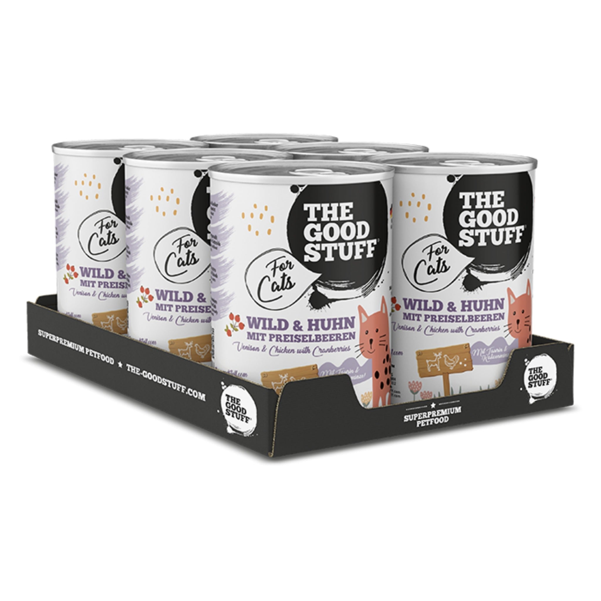 The Goodstuff Wild &amp; Huhn mit Preiselbeeren - Katzen Nassfutter - Woofshack