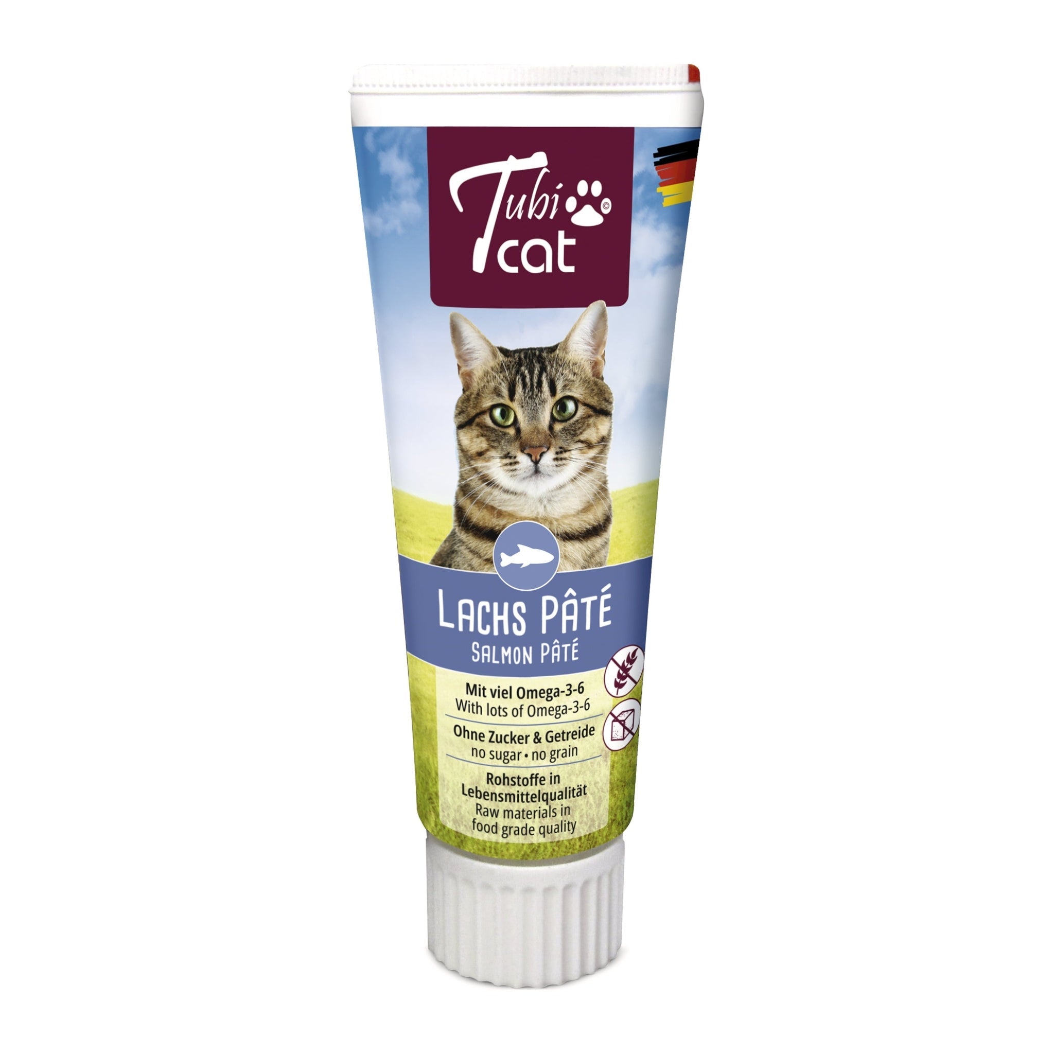 TubiCat Lachs Pâté, Katzensnack aus der Tube - Woofshack