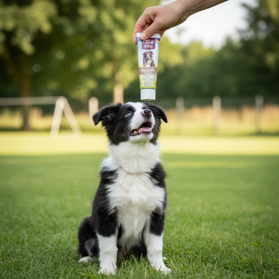 TubiDog Baconcreme – Cremige Belohnungspaste mit unwiderstehlichem Bacon - Geschmack für Training, Medikamentengabe &amp; Bindung - Woofshack