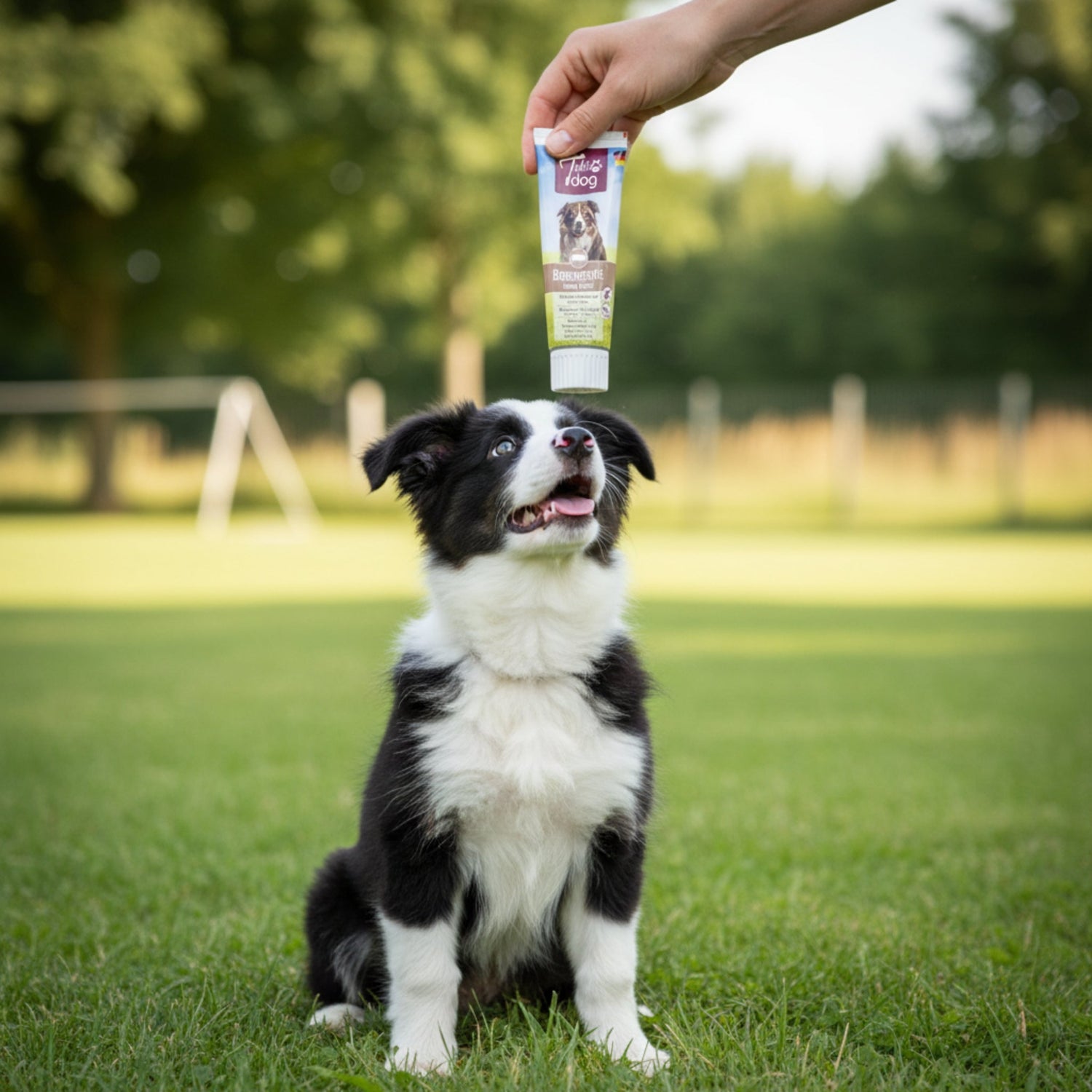TubiDog Baconcreme – Cremige Belohnungspaste mit unwiderstehlichem Bacon - Geschmack für Training, Medikamentengabe &amp; Bindung - Woofshack