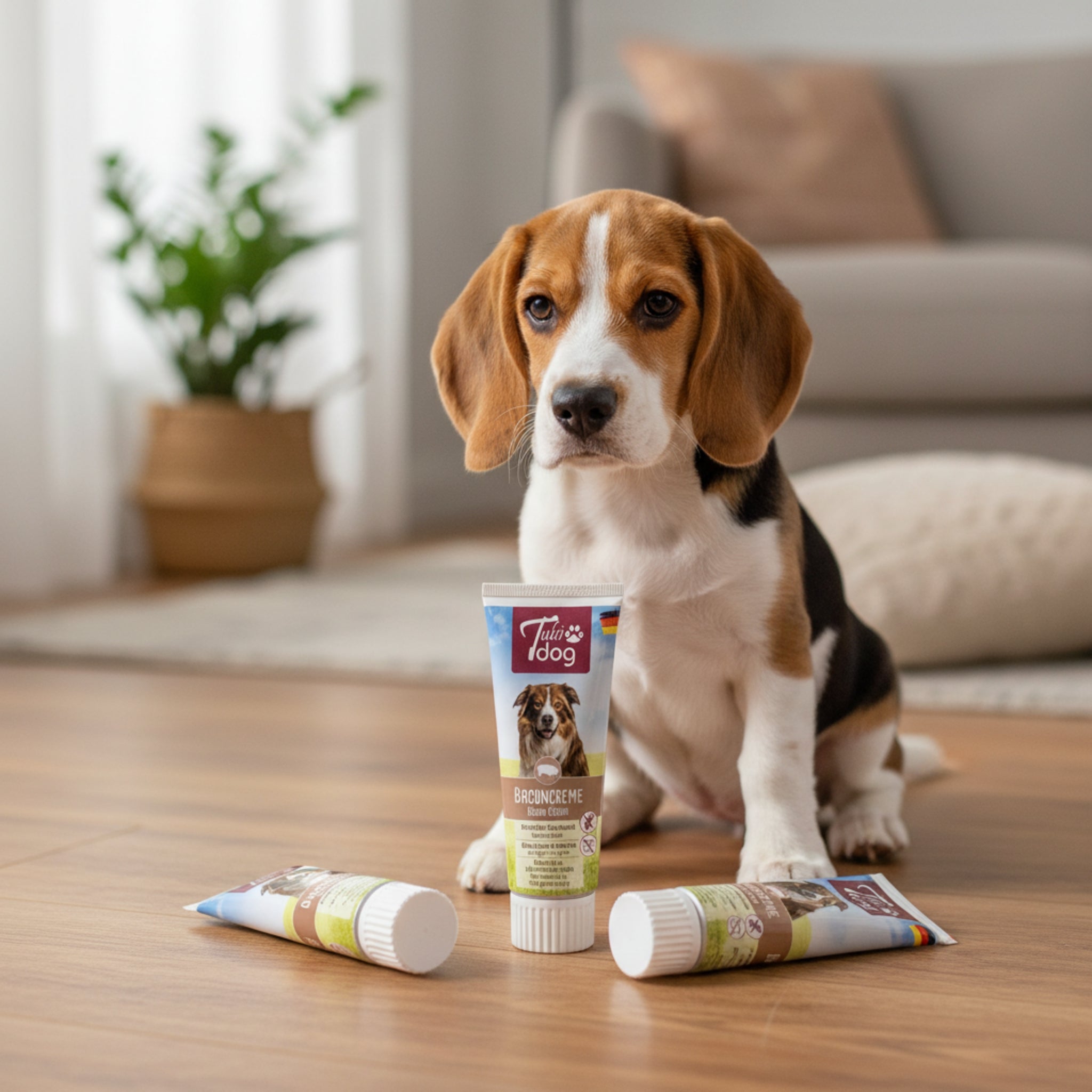 TubiDog Baconcreme – Cremige Belohnungspaste mit unwiderstehlichem Bacon - Geschmack für Training, Medikamentengabe &amp; Bindung - Woofshack