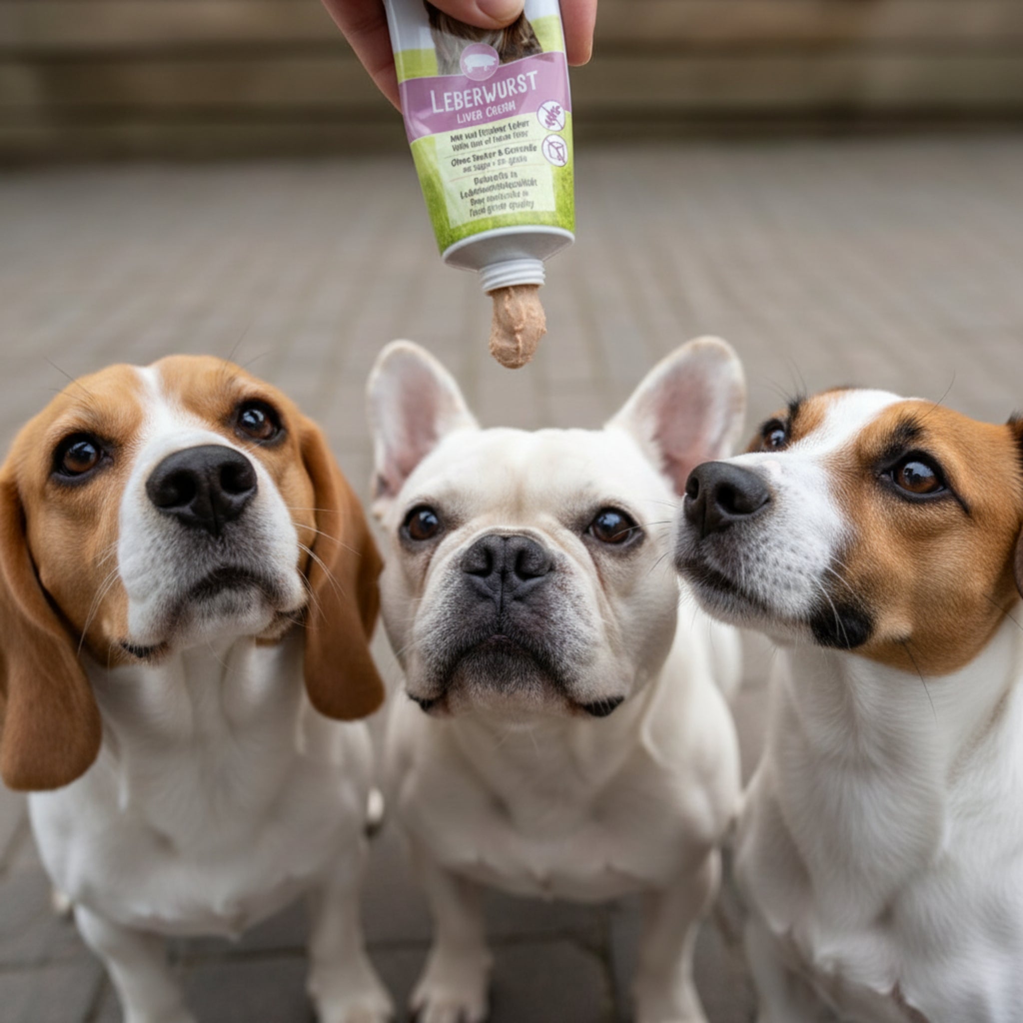 TubiDog Leberwurst – Premium Hundesnack aus natürlichen Zutaten für Training, Belohnung &amp; Verwöhnen | Ideal für Welpen &amp; erwachsene Hunde - Woofshack