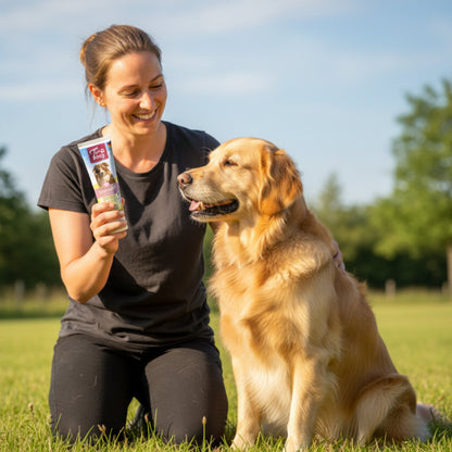 TubiDog Leberwurst – Premium Hundesnack aus natürlichen Zutaten für Training, Belohnung &amp; Verwöhnen | Ideal für Welpen &amp; erwachsene Hunde - Woofshack