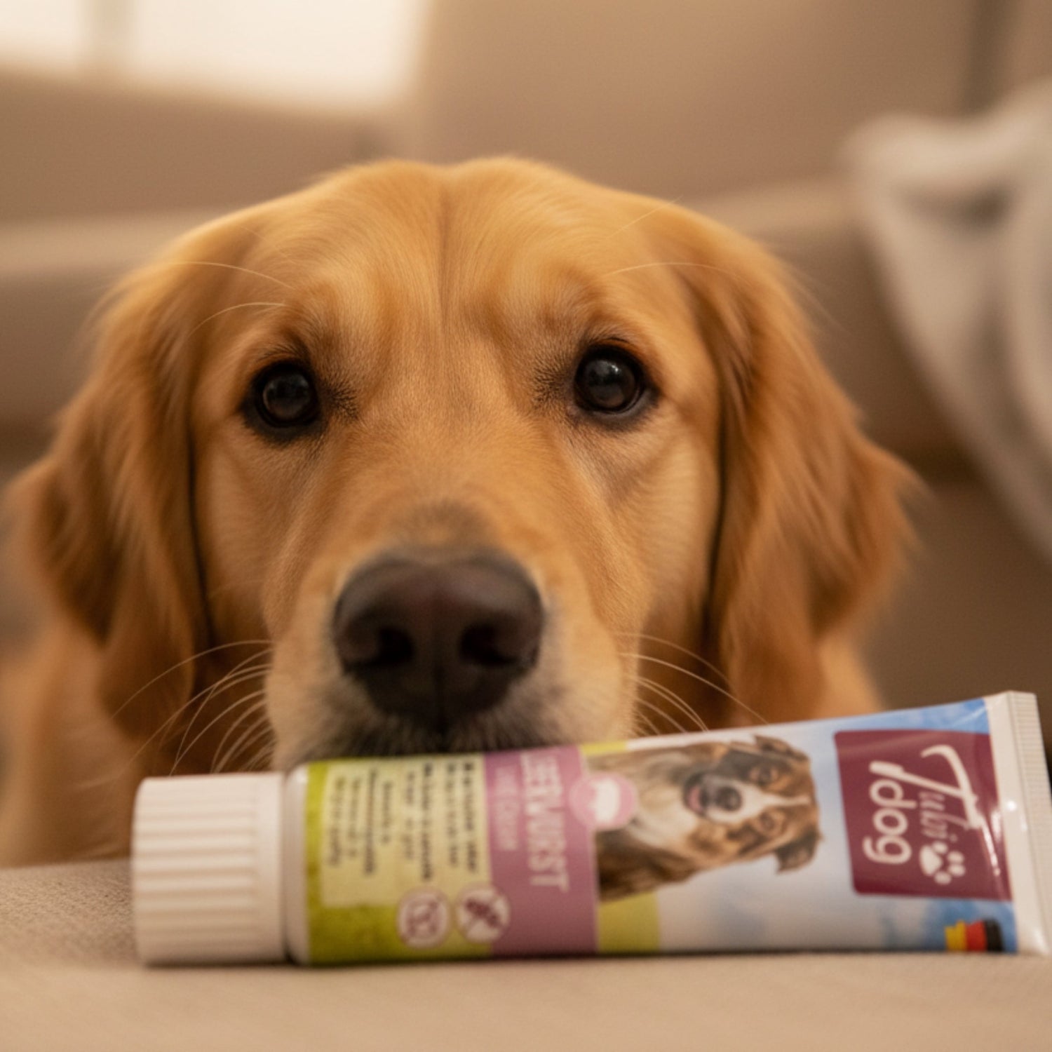 TubiDog Leberwurst – Premium Hundesnack aus natürlichen Zutaten für Training, Belohnung &amp; Verwöhnen | Ideal für Welpen &amp; erwachsene Hunde - Woofshack