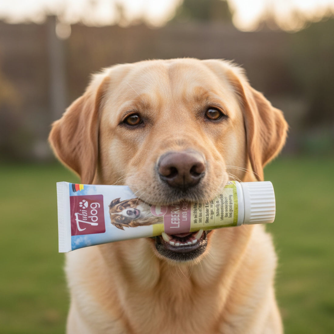 TubiDog Leberwurst – Premium Hundesnack aus natürlichen Zutaten für Training, Belohnung &amp; Verwöhnen | Ideal für Welpen &amp; erwachsene Hunde - Woofshack