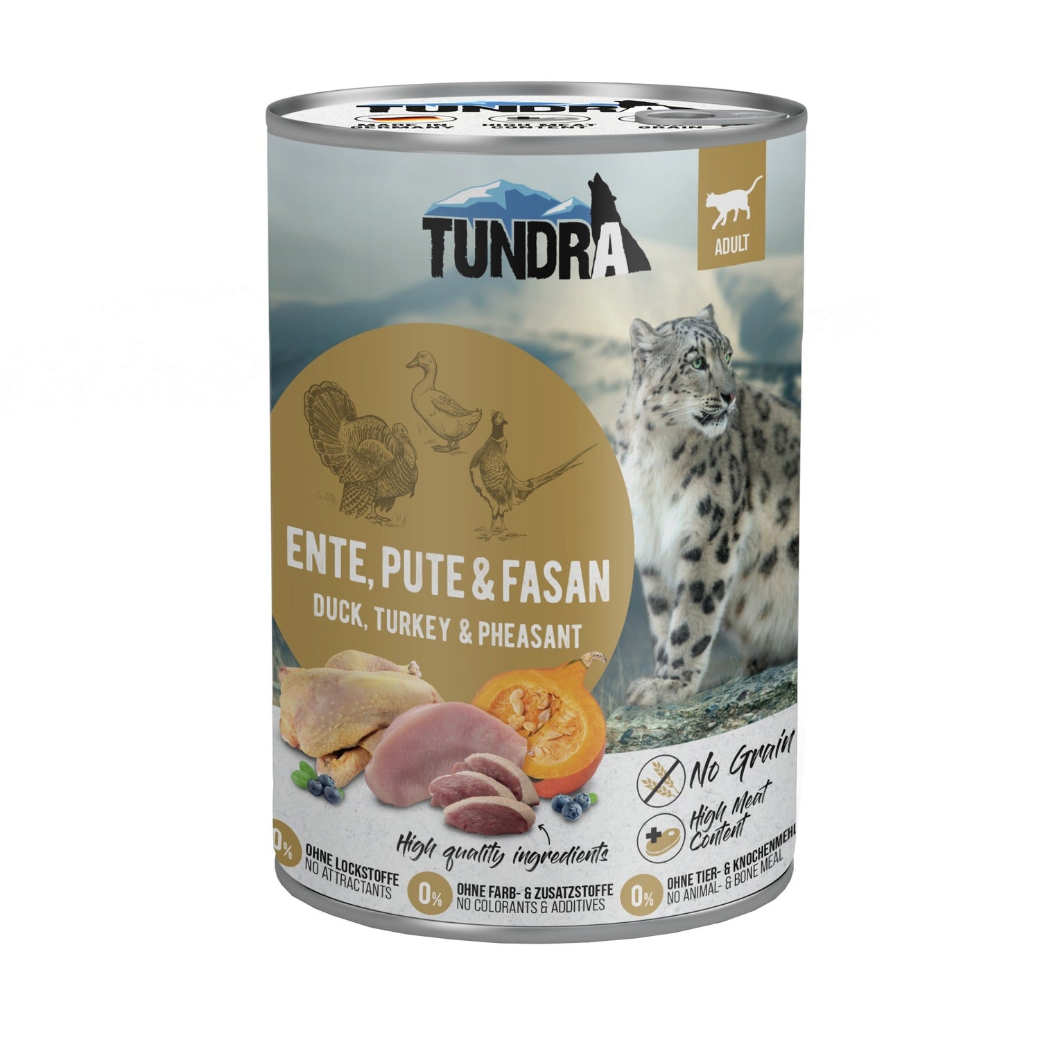 Tundra Cat Adult Ente, Pute &amp; Fasan, Katzen Nassfutter - Woofshack