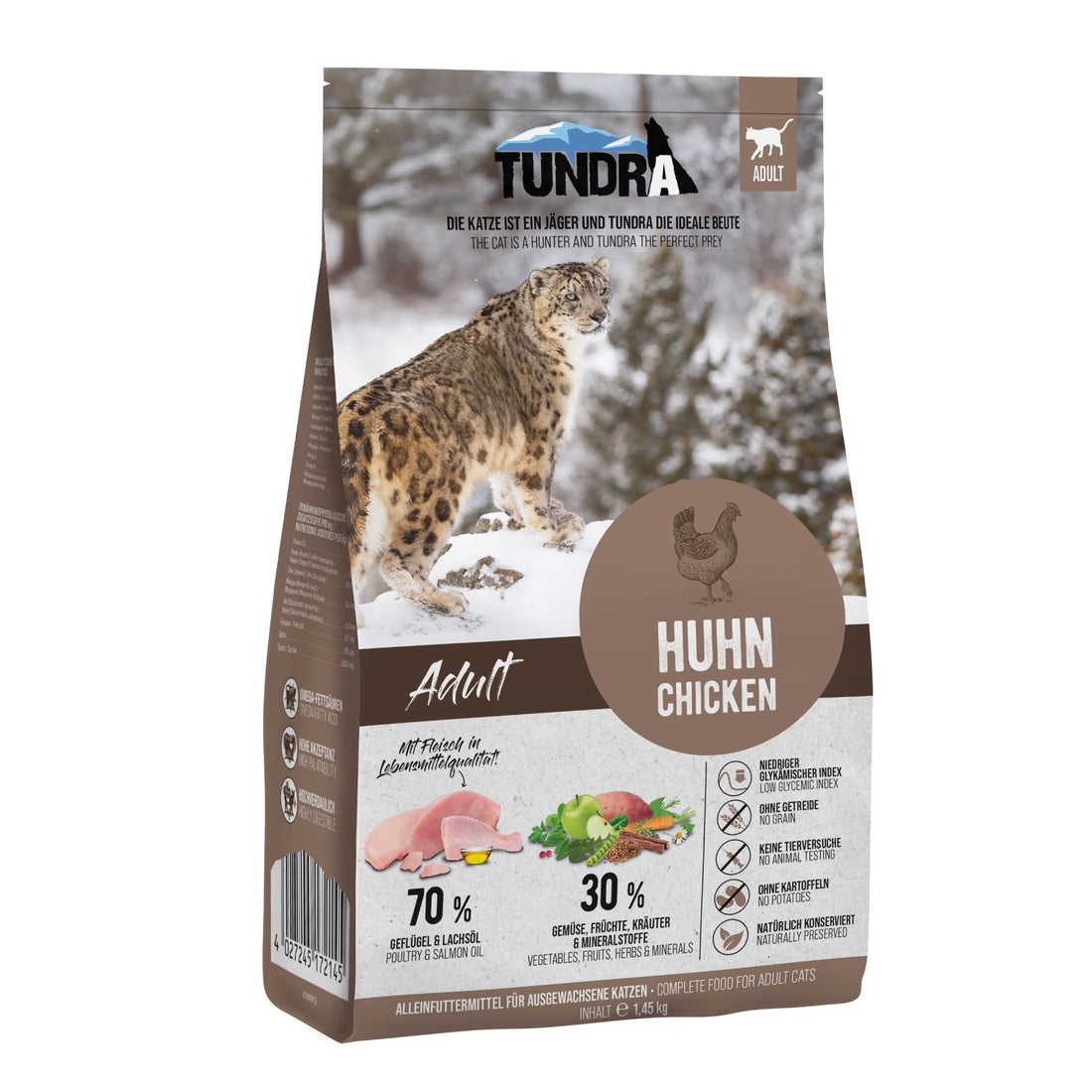 Tundra Cat Adult Huhn, Katzen Trockenfutter - Woofshack