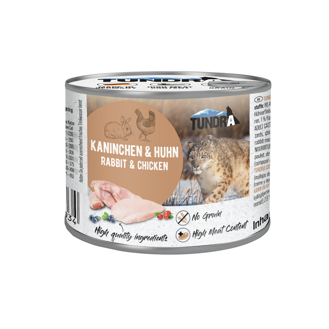 Tundra Cat Adult Kaninchen &amp; Huhn, Katzen Nassfutter - Woofshack
