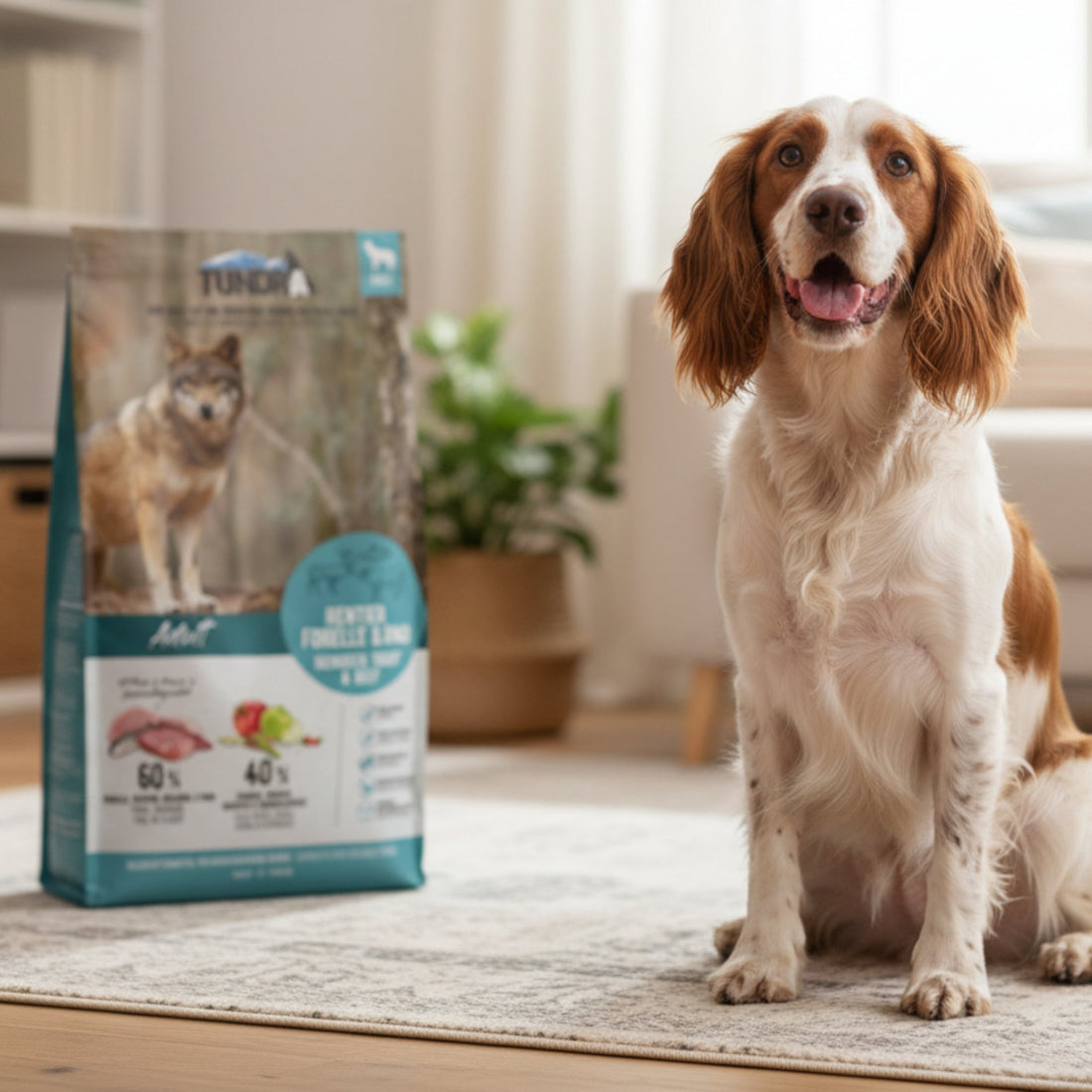 Tundra Dog Adult Premium Trockenfutter – Rentier, Forelle &amp; Rind – Getreidefreie Vollnahrung mit 70% Fleischanteil für ausgewachsene Hunde aller Rassen - Woofshack