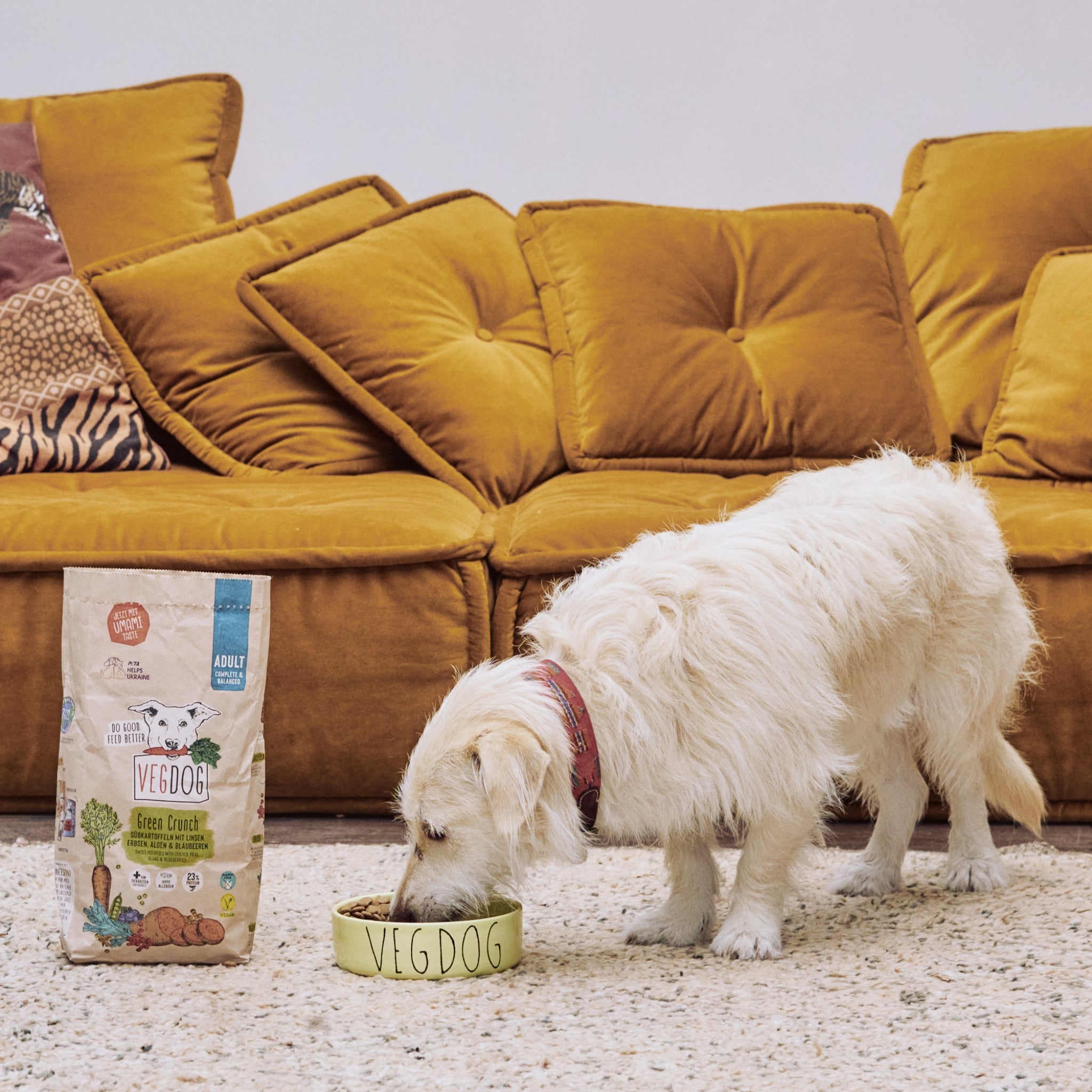 VEGDOG Adult Green Crunch, Veganes Hunde Trockenfutter