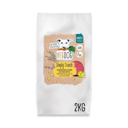 VEGDOG Adult Simply Crunch, Veganes Hunde Trockenfutter