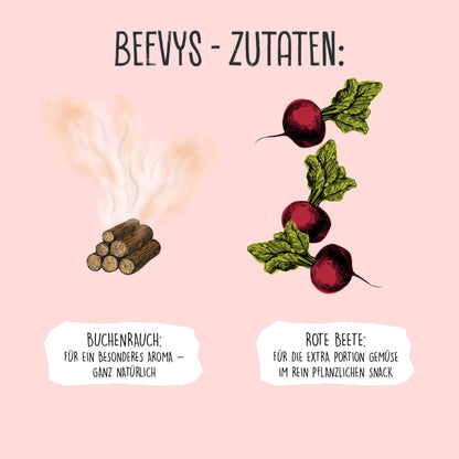 VEGDOG Beevys Vegane Kausticks, Hundesnack