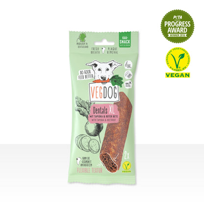 VEGDOG Dentals - Vegane Zahnpflege Sticks, Hundesnack - Woofshack