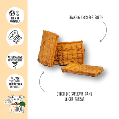 VEGDOG Jerkeys - Vegane Leckerlis, Hundesnack
