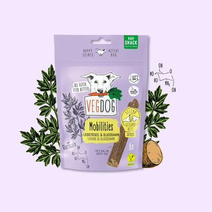 VEGDOG Mobilities - Vegane Leckerlis für die Gelenke, Hundesnack - Woofshack