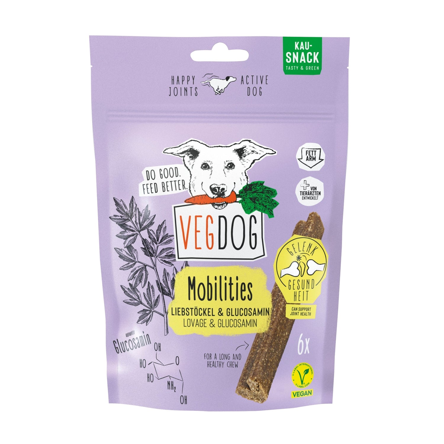 VEGDOG Mobilities - Vegane Leckerlis für die Gelenke, Hundesnack - Woofshack