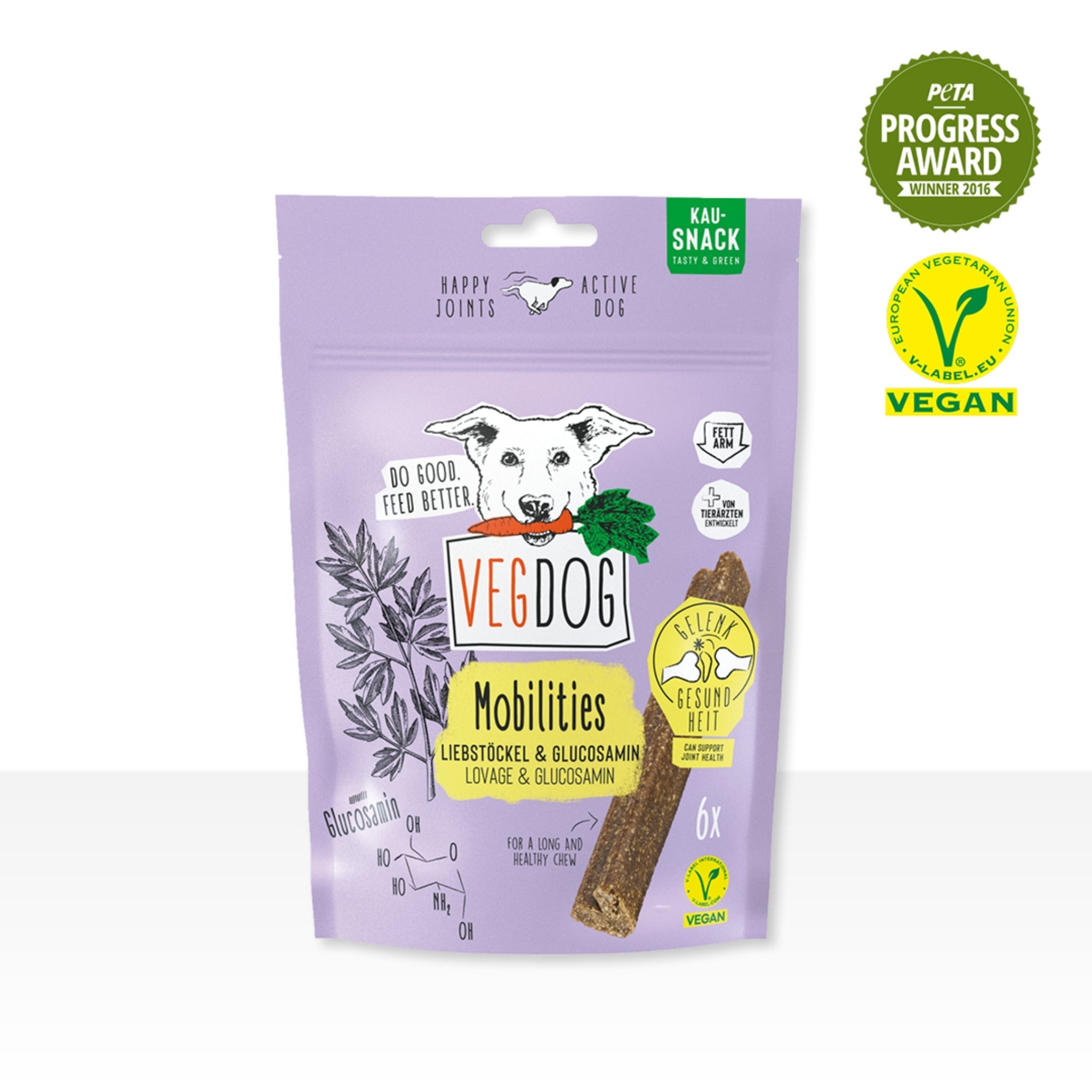 VEGDOG Mobilities - Vegane Leckerlis für die Gelenke, Hundesnack - Woofshack