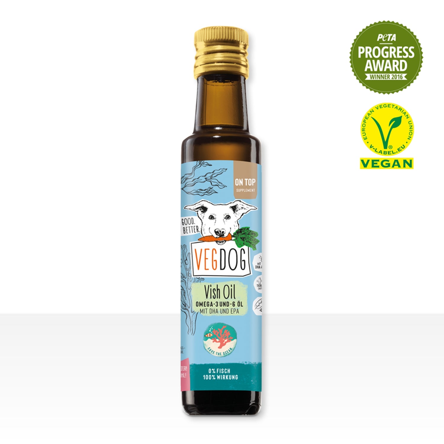 VEGDOG Vish Oil - Veganes Fischöl für Hunde