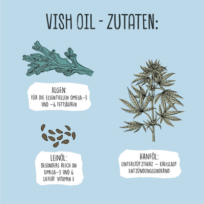 VEGDOG Vish Oil - Veganes Fischöl für Hunde - Woofshack