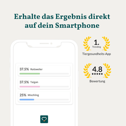 Vetevo DNA-Test Pro Hund – Rassebestimmung für 350+ Rassen | Stammbaum, Rasseportraits &amp; interaktiver Befund - Woofshack