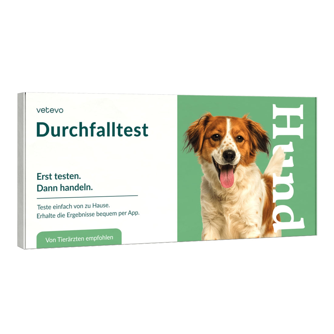 Vetevo Durchfalltest Hund – Schnelle Diagnose bei Durchfall, Erbrechen &amp; Bauchschmerzen | Testet auf Coronaviren, Parvoviren, Giardien &amp; Kryptosporidien - Woofshack