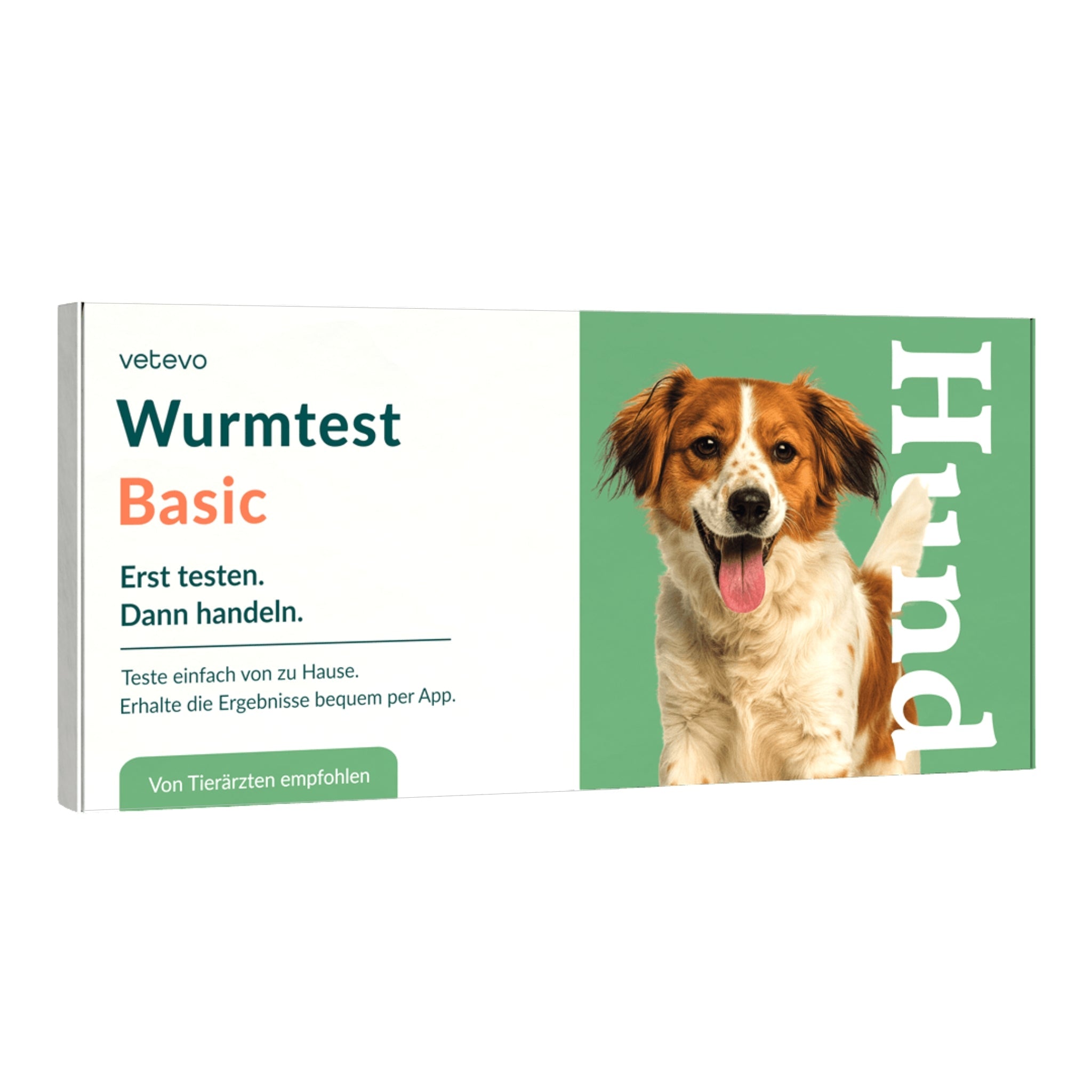 Vetevo Wurmtest Basic für Hunde – Zuverlässige Kotprobe auf 7 Wurmarten &amp; Parasiten, einfach zuhause - Woofshack
