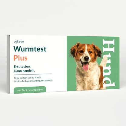 Vetevo Wurmtest Plus Hund – Zuverlässiger Kottest auf 9 Parasiten inkl. Lungenwürmer &amp; Giardien - Woofshack