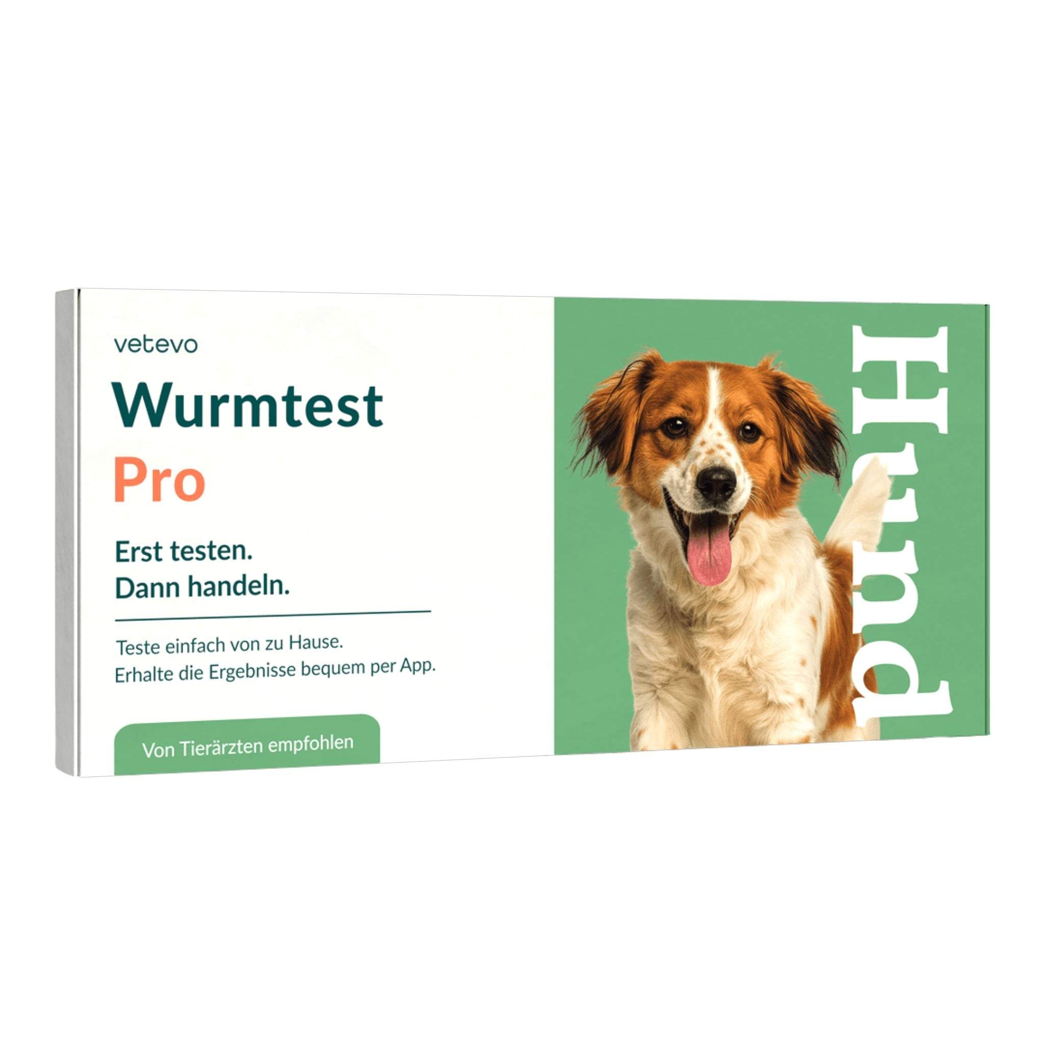 Vetevo Wurmtest Pro Hund – Zuverlässiger Kottest auf 7 Wurmarten &amp; Giardien, bequem von zu Hause - Woofshack