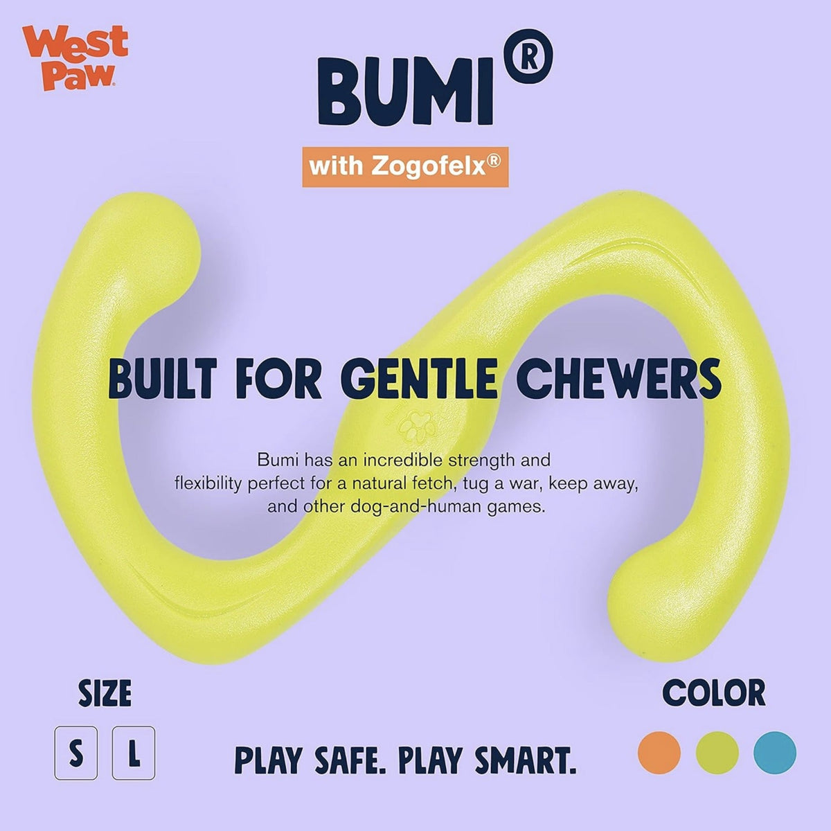 West Paw Zogoflex Bumi, Hundespielzeug - Woofshack
