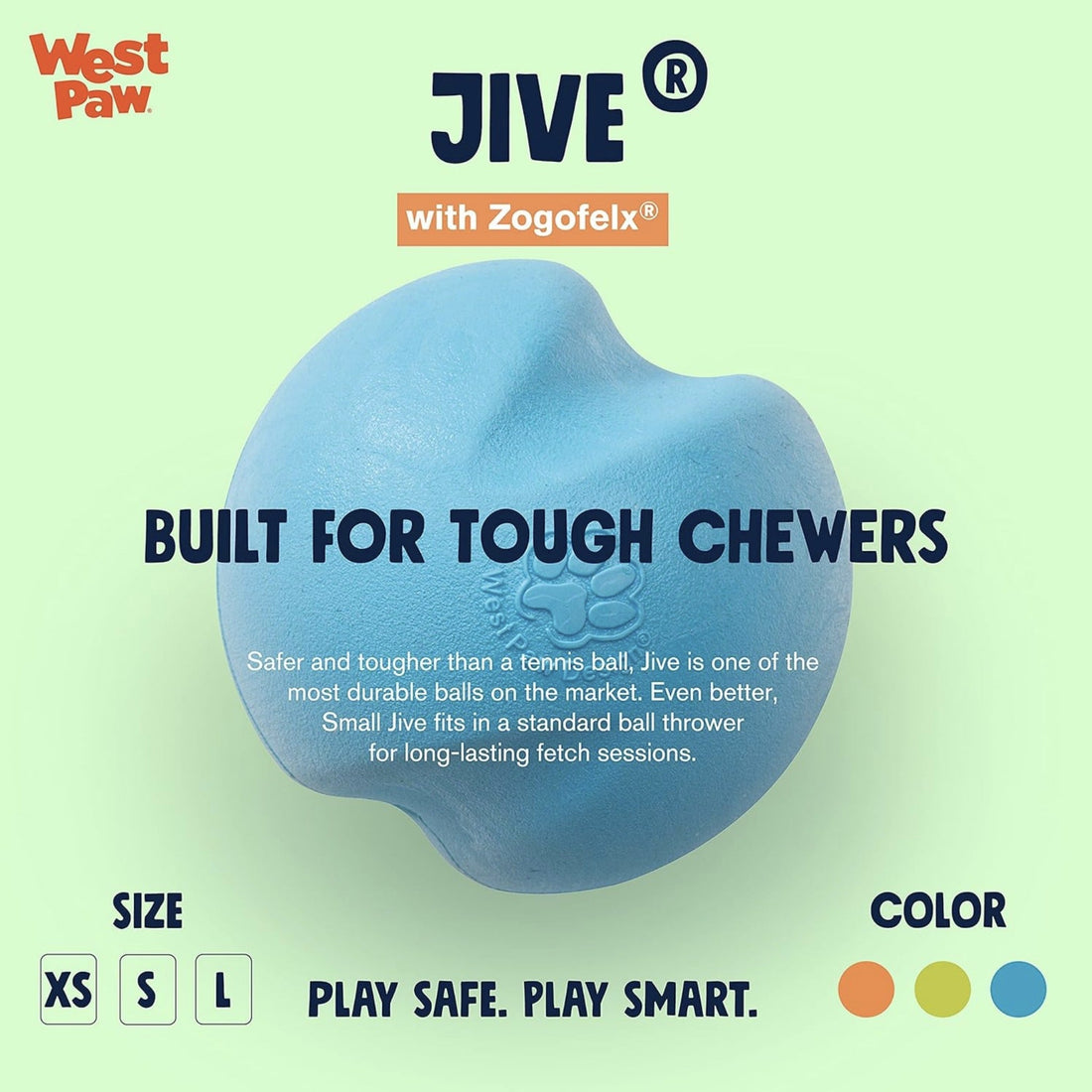 West Paw Zogoflex Jive, Hundespielzeug - Woofshack
