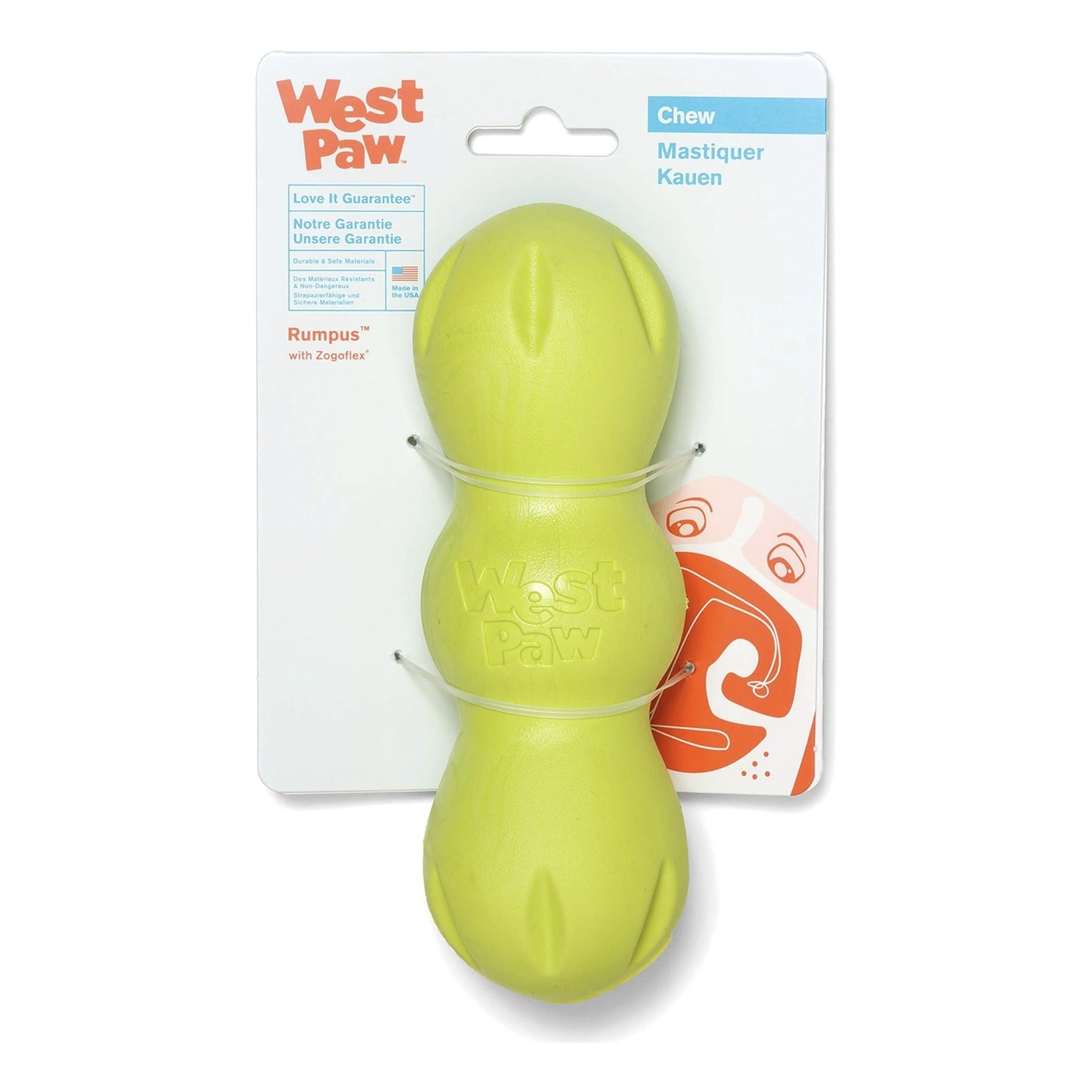 West Paw Zogoflex Rumpus, Hundespielzeug - Woofshack
