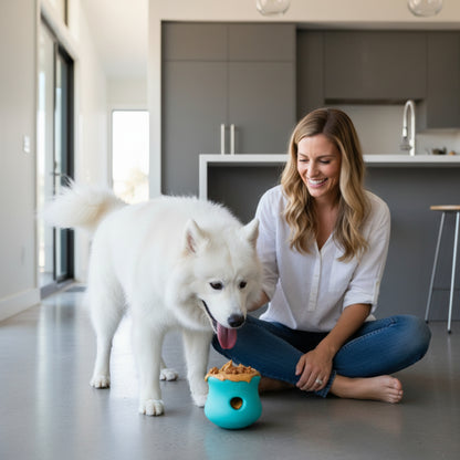 West Paw Toppl Intelligenzspielzeug – Langlebig &amp; Spülmaschinenfest