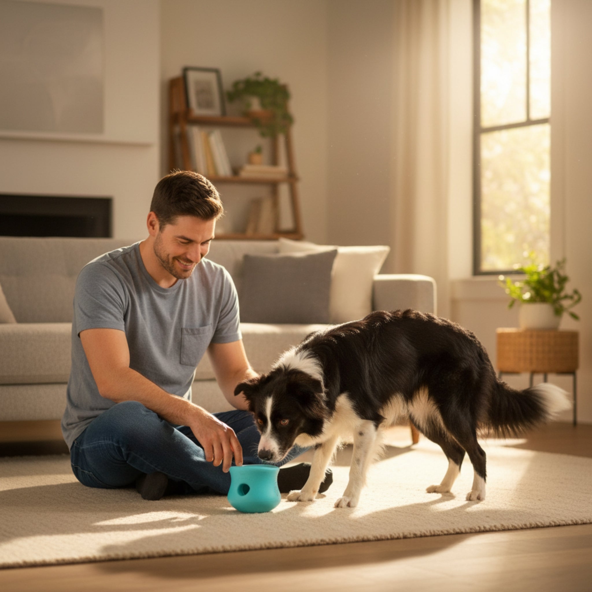 West Paw Toppl Intelligenzspielzeug – Langlebig &amp; Spülmaschinenfest