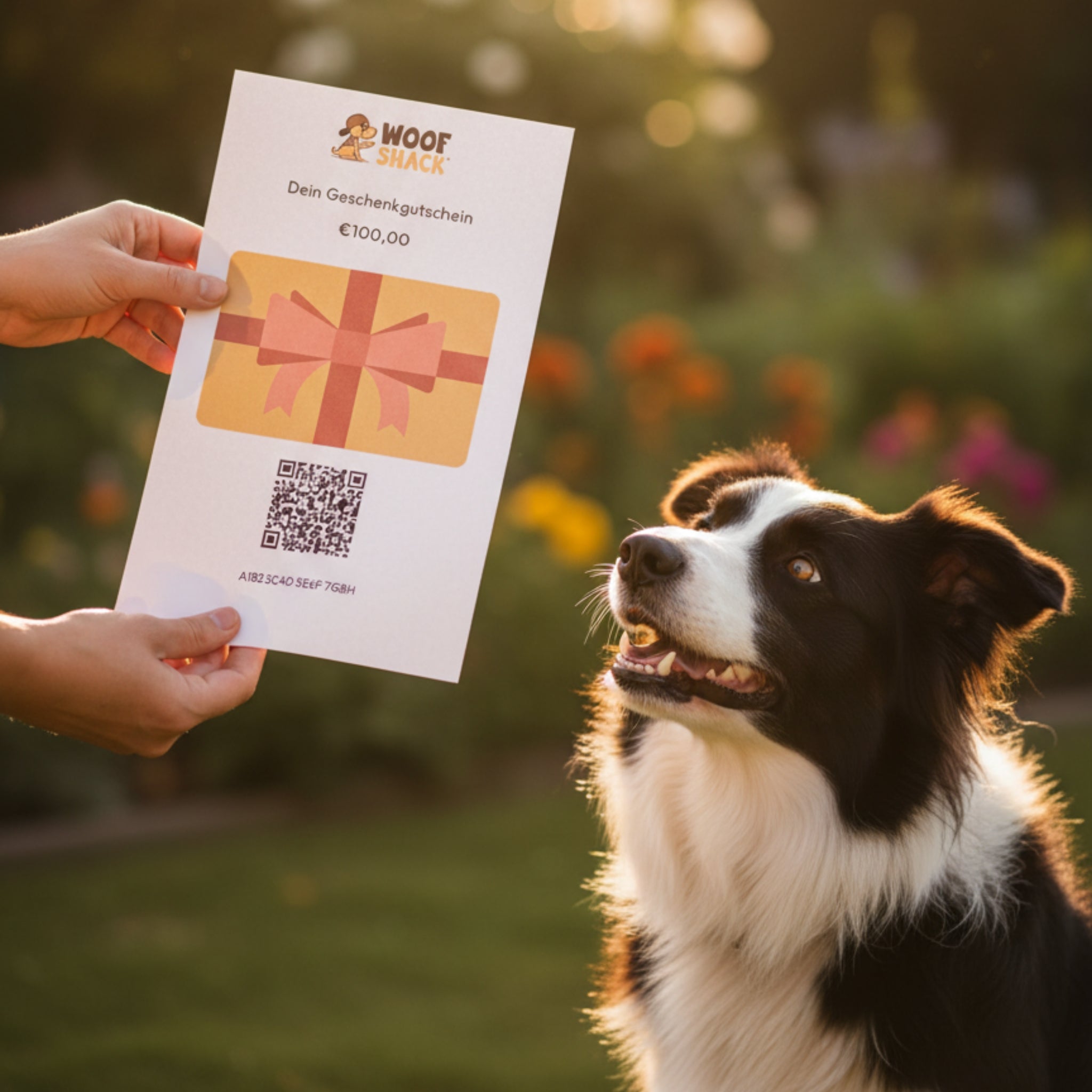 Woofshack Geschenkgutschein – Die perfekte Geschenkidee für Hunde - &amp; Katzenliebhaber - Woofshack