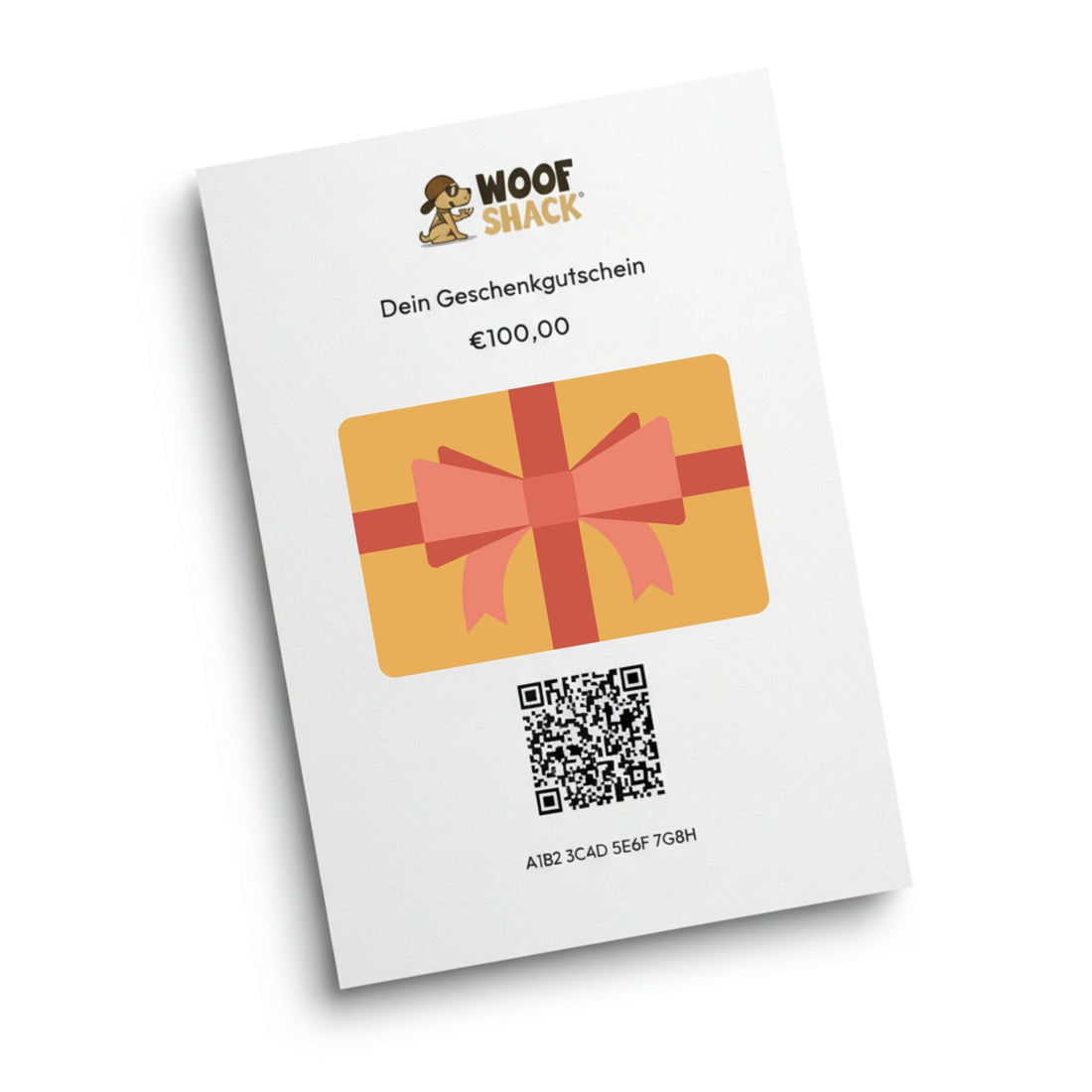 Woofshack Geschenkgutschein – Die perfekte Geschenkidee für Hunde - &amp; Katzenliebhaber - Woofshack
